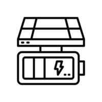 solar power icon for your website, mobile, presentation, and logo design. vector