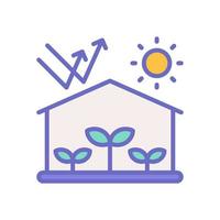 greenhouse icon for your website design, logo, app, UI. vector