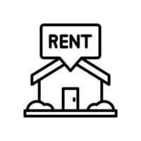 rent icon for your website design, logo, app, UI. vector