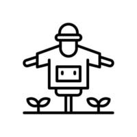 scarecrow icon for your website design, logo, app, UI. vector