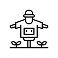 scarecrow icon for your website design, logo, app, UI. vector