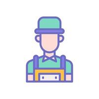 farmer icon for your website design, logo, app, UI. vector