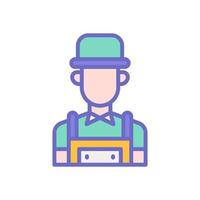 farmer icon for your website design, logo, app, UI. vector