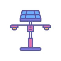 street lamp icon for your website, mobile, presentation, and logo design. vector