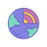 planet icon for your website design, logo, app, UI. vector