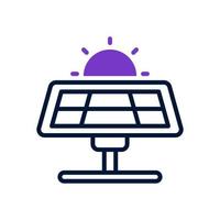 solar panel icono para tu sitio web diseño, logo, aplicación, ui vector