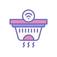 smoke detector icon for your website design, logo, app, UI. vector