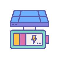 solar power icon for your website, mobile, presentation, and logo design. vector