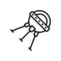 sputnik icon for your website design, logo, app, UI. vector