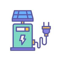 charging station icon for your website, mobile, presentation, and logo design. vector