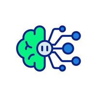 artificial intelligence icon for your website design, logo, app, UI. vector