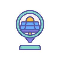 location icon for your website, mobile, presentation, and logo design. vector