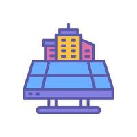 city space icon for your website, mobile, presentation, and logo design. vector