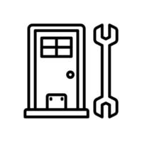 puerta reparar icono para tu sitio web diseño, logo, aplicación, ui vector