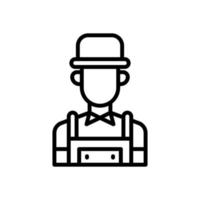 farmer icon for your website design, logo, app, UI. vector