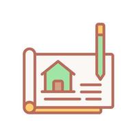 arquitectura icono para tu sitio web diseño, logo, aplicación, ui vector