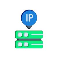 ip habla a icono para tu sitio web diseño, logo, aplicación, ui vector