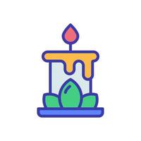 aromatic candle icon for your website design, logo, app, UI. vector