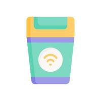 smart trash icon for your website design, logo, app, UI. vector