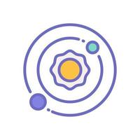 solar system icon for your website design, logo, app, UI. vector