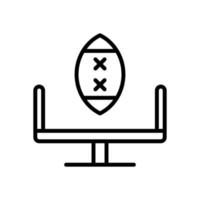 rugby icon for your website design, logo, app, UI. vector