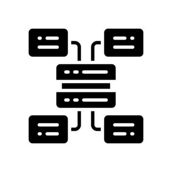 base de datos icono para tu sitio web diseño, logo, aplicación, ui vector