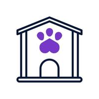 perro casa icono para tu sitio web diseño, logo, aplicación, ui vector