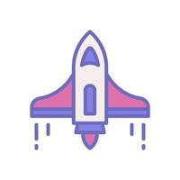 spaceship icon for your website design, logo, app, UI. vector