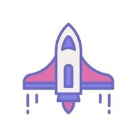 spaceship icon for your website design, logo, app, UI. vector