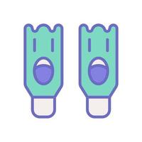 flippers icon for your website design, logo, app, UI. vector