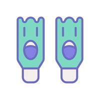 flippers icon for your website design, logo, app, UI. vector