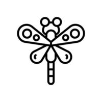 dragonfly icon for your website design, logo, app, UI. . vector