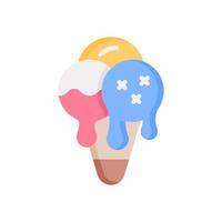 hielo crema icono para tu sitio web diseño, logo, aplicación, ui vector