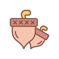 acorn icon for your website design, logo, app, UI. vector