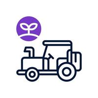 tractor icon for your website design, logo, app, UI. vector