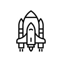 space shuttle icon for your website design, logo, app, UI. vector