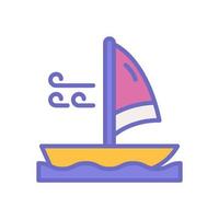 wind surf icon for your website design, logo, app, UI. vector