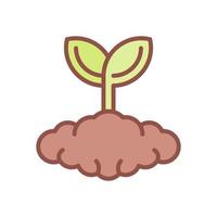 sprout icon for your website design, logo, app, UI. vector