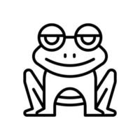 frog icon for your website design, logo, app, UI. vector