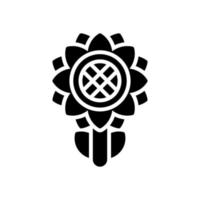 sunflower icon for your website design, logo, app, UI. vector