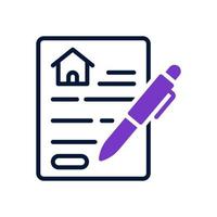 contract icon for your website design, logo, app, UI. vector