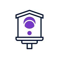 pájaro casa icono para tu sitio web diseño, logo, aplicación, ui vector