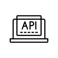 api icon for your website design, logo, app, UI. vector