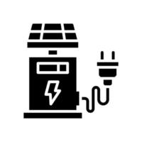 charging station icon for your website, mobile, presentation, and logo design. vector