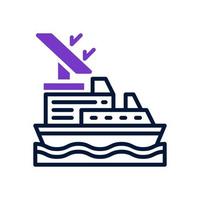 ship icon for your website, mobile, presentation, and logo design. vector