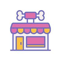 mascota tienda icono para tu sitio web diseño, logo, aplicación, ui vector