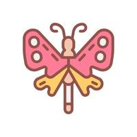 mariposa icono para tu sitio web diseño, logo, aplicación, ui vector