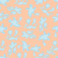seamless pattern with water splashes on a beige background vector