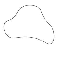 Vector Abstract Shape Lineart