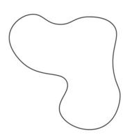 Vector Abstract Shape Lineart